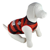 Regata Pet Personalizada Camp. Brasileiro Flamengo 1 Tam. Xg