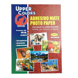 Papel Adhesivo Fotografico  Mate Autoadhesivo X 50 Hojas