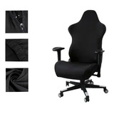 Capa Cadeira Gamer Tecido Suplex Anti Calor Ótima Qualidade Cor Preto