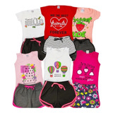 Roupa Infantil Feminina Conjunto Infantil Todos Os Tamanhos