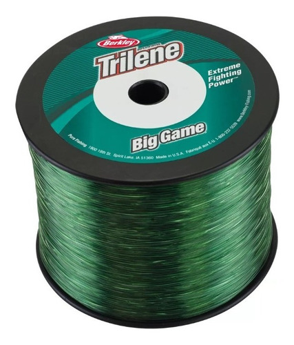 Línea Berkley Bg180-22 Trilene Big Game 80lb/700yd Color Verde