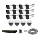 Kit 16 Camaras Ip 4 Mpx Nvr 16 Ch Ip 2tb Hikvision Bala 4mp