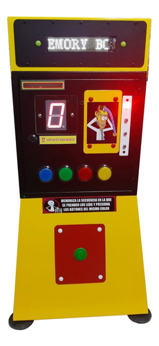 Maquina Vending Destreza Con 2 Juegos  Memory Box Speed Box