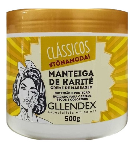 Mascara Nutrición Manteca De Karite X500g Gllendex