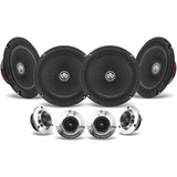 Set De Medios Rangos Db Drive 6.5 Pro6k4mt 500w 4 Tweeters