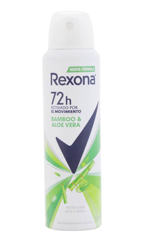 Antitranspirante Aero Rexona Bamboo & Aloe 150ml Pack 6unid