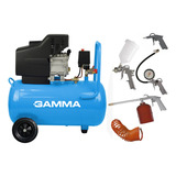 Compresor De Aire 50 Lts Gamma 2,5 Hp + Kit De Aire + Regalo