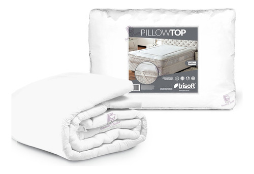 Protetor De Colchão Trisoft Pillow Top Solteiro (90x190x4cm)