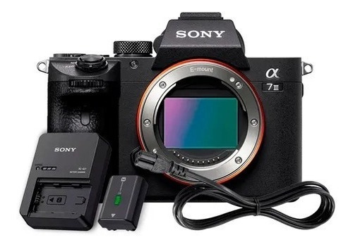 Câmera Sony A7m3 Mirrorless, E-mount, Full Frame (corpo)