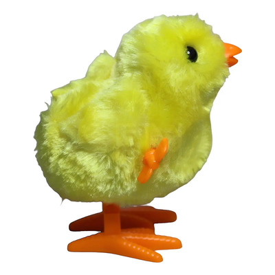 5 Pollo Cuerda Pollito Juguete Economico Niños Mayoreo Amarillo