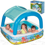 Pileta Inflable Con Techo Niños Bestway 52192 265lts Cuota