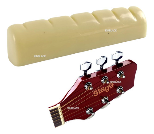 Cejilla Hueso Kinblack Para Guitarra Texana Electroacustica