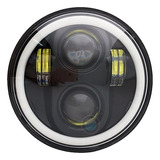 Farol Led Para Harley Davidson Sportster Preto 5.75 5 3/4