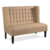 Love Camille Haspe Beige Sillon Mueble Sala Sofa Plaza