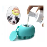 Cepillo De Baño Para Mascotas Con Dispensador 