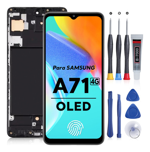 Oled Pantalla Para Samsung Galaxy A71 4g A715 Con Marco