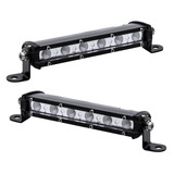 Barra Led 2pzs. De 18w/ 7 Pulgadas Soporte Giratorio De 360°