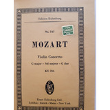 Mozart * Violin  Y Orchestra Concerto Nro. 216 * Partitura