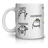 Taza Flork Meme Guapo Poderoso Asombroso