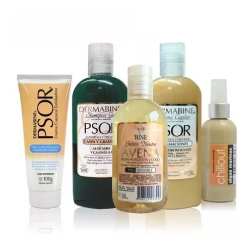 Psoriasis - Kit Chico 5 Productos - Psor Dermabine®