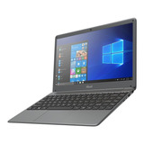 Notebook Iqual Nq5 Intel Core I5 4gb 500gb 1080p Win 10 Full Color Gris