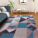 Alfombra Poliester 101 Azul 150x220 Cm