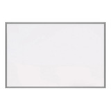 Quadro Standard 40x30 Cm Aluminío Branco Suporte Marcadores