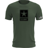 Playera Militar U, S Army Naval Policia Logo Deporte