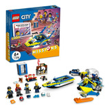 Kit Lego City Misión De Investigación Policía Acuática 60355 3+