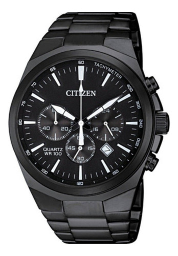 Reloj Citizen Hombre Acero Negro An8175-55e Cronografo 