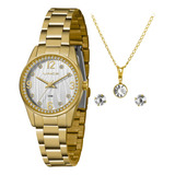 Relógio Lince Feminino Urban Dourado Lrg4669l-kz88s2kx