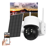 Câmera Segurança Full Hd Energia Solar Wi-fi Chip 3g/4g