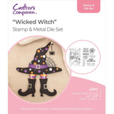 Scrapbook Troqueles Y Sellos Crafter Halloween Wicked Witch