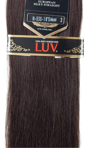 Extension Cabello Luv Remy 100% Humano Remy 18pLG 75cm