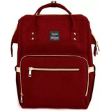 Mochila Boca De Pez Living Traveling Urbana Liviana Rojo