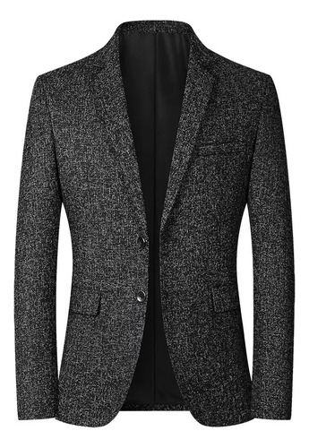 Blazer Para Hombre De Negocios Senior De Corte Entallado