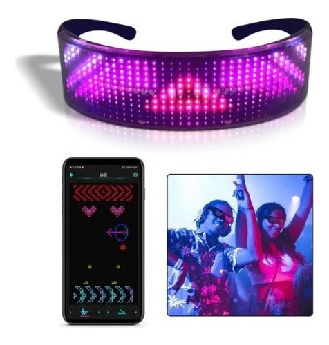 Gafas Mágicas, Bluetooth, Led, Para Fiestas Y Fiestas, App S