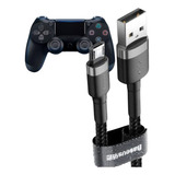 Cabo Carregador P/ Controle Ps4 Micro Usb V8 3 Metros Baseus