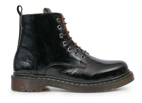 Borcego Mujer Charol Bota Dr Martens Briganti Moda Mcbo25000