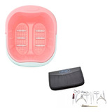 Tina Pedicure Con Rodillo + Kit De Pedicura Alicate 11pz Spa