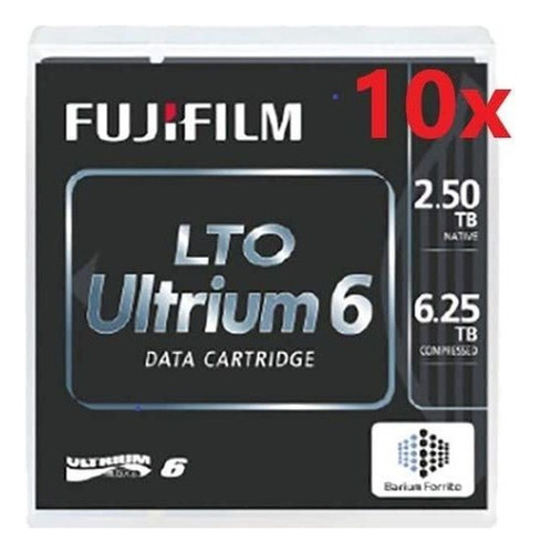 Disquete Fuji Lto Ultrium 6 - Cartucho De Cinta 10 Unidades