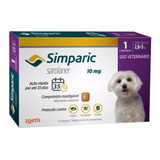 Antipulgas Para Cães Simparic 10mg De 2,6-5kg 1 Comprimido