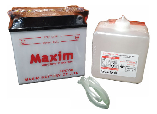 Bateria Maxim 12n7-3b Yb7l-b Para Moto Ram