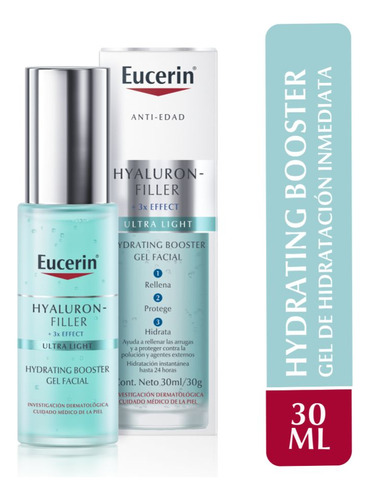 Gel Facial Eucerin Hyaluron Filler Hydrating Booster 30ml