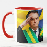 Caneca Bolsonaro Presidente 2026  Fechado Com Bolsonaro 2026