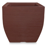 Vaso De Planta Grande Frutifera Polietileno 70x70 Chocolate