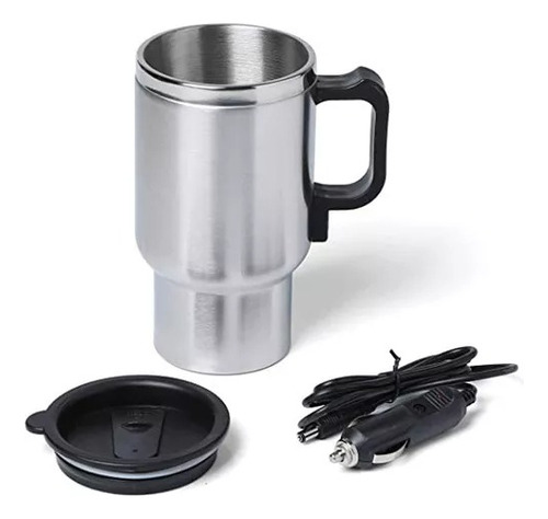 Jarro Vaso Termico 12v Para Auto Acero Inox Doble Capa Ofert