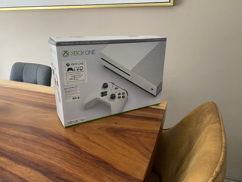 Microsoft Xbox One S 500gb Blanco En Excelentes Condiciones 