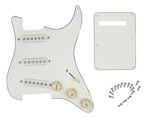 Lamsam Protectores De Púas De Guitarra Estilo Strat Precarga