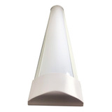 4 Luminária Tubular De Sobrepor Led Slim 20w 60cm Luz Branca Cor Branco Frio 110v/220v